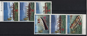 Парагвай, 1986, 500 лет Открытия Америки, Корабли, 6 марок